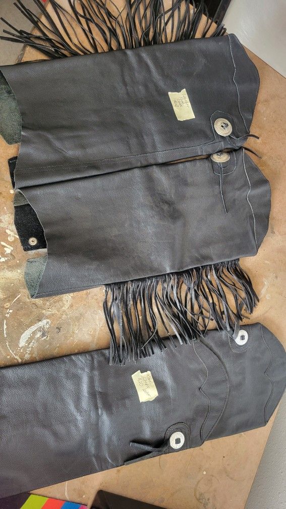 Leather Knee Chaps