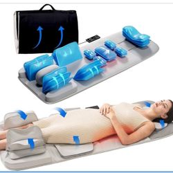Full Body Massage Mat with Heat for Relaxation & Relief Stress Quiet & Foldable for Daily Relax T-2