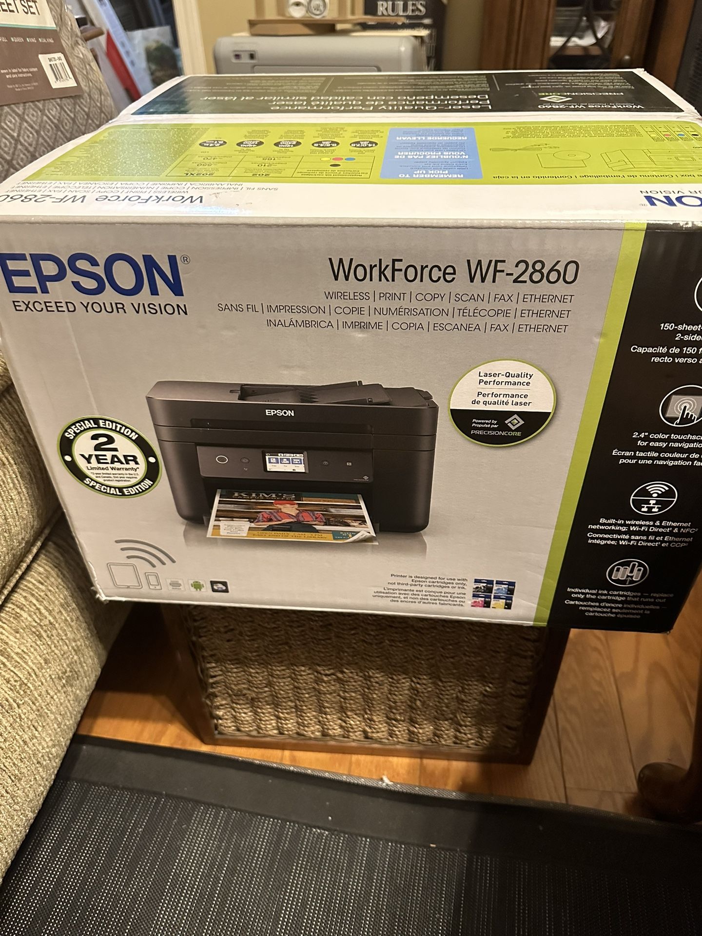 Epson Work Force 2860 Printer