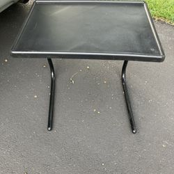 Black Folding TV Tray/Table 20”x15”