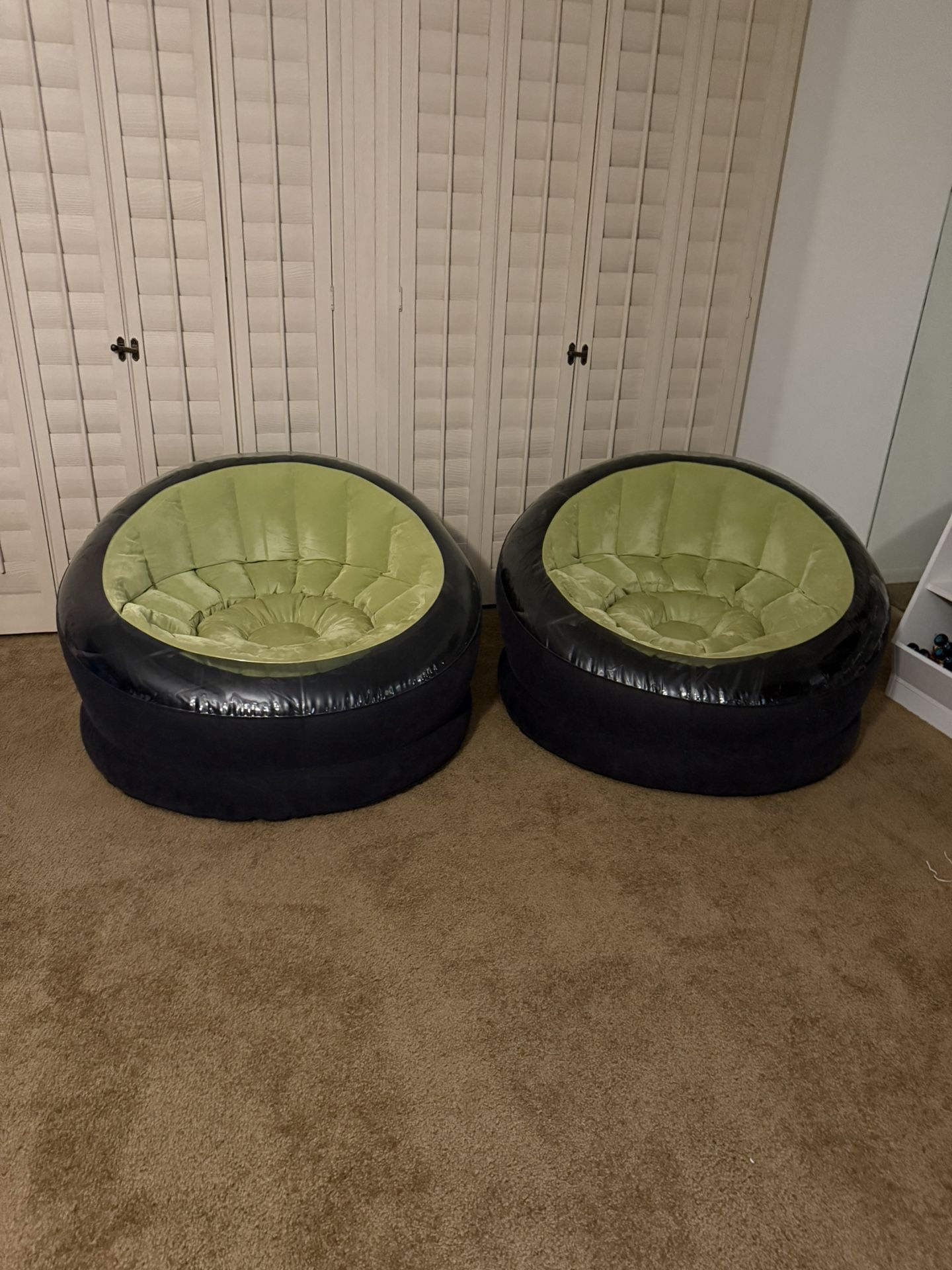 Two Blow Up Chairs