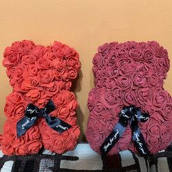 10 Inch Rose bear For valentines Day 