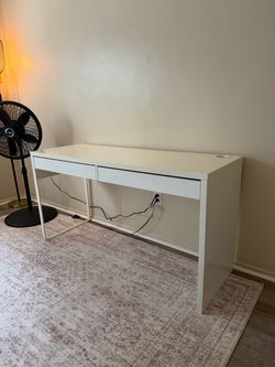 Large white desk