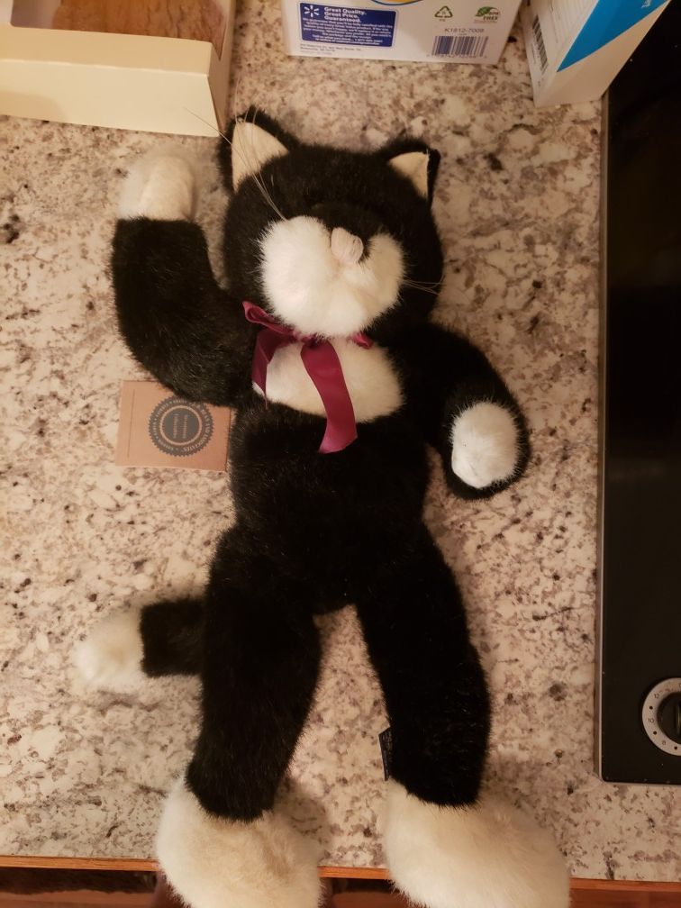 Vintage JB Bean & Associates Plush Cat Doll