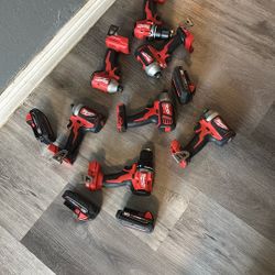 Seets De Taladros Milwaukee Usados Como Nuevos