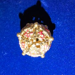 Set of 7 Gold Dragon filigree dice for D&D or any TTRPG