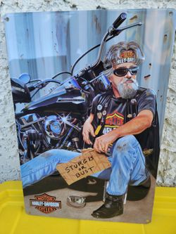 2014 Ande Rooney PanHandler Harley Davidson Tin Sign