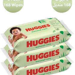 Huggies Natural Care Wipes Pack Of 3