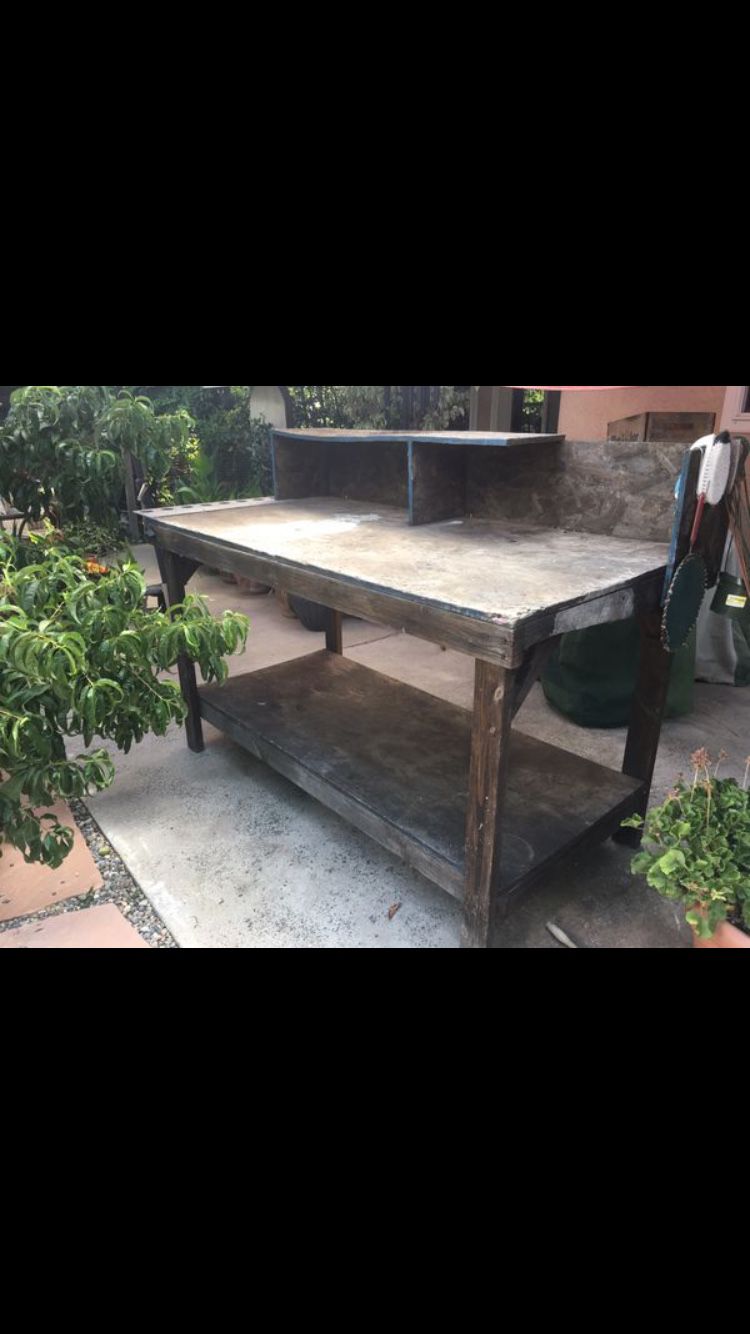 Potting bench or woodworking table