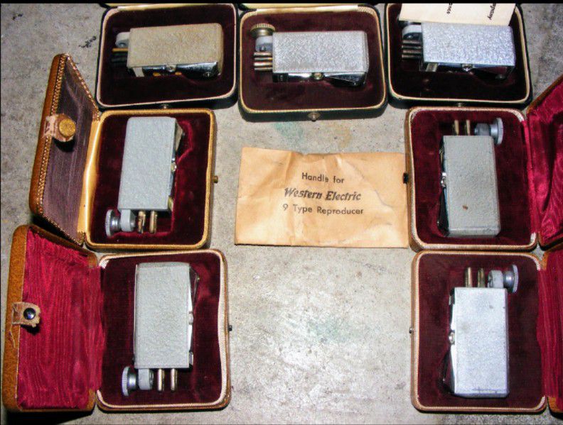 7 Pcs. Western Electric Phono Tonearms And 7 Pcs. Phono Cartridges In  Seattle 