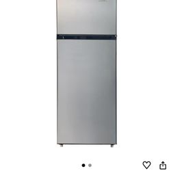 Small Freezer And Refrigerator Vissani Stainless Steel Fridge