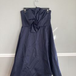 H&M Formal Strapless Twist Dress Size 8