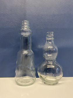 Clear Glass Bottles 17 oz (500 ml)