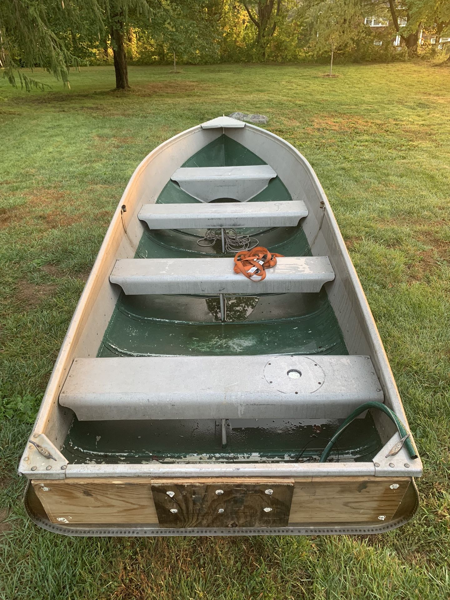 Sears Boat With Trailer And Motor 