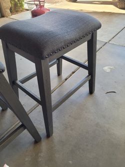 Grey Stools 24inch
