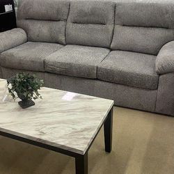  Couch Sofa w/ Drop-Down Table Mineral Delivery And Financing Available 
