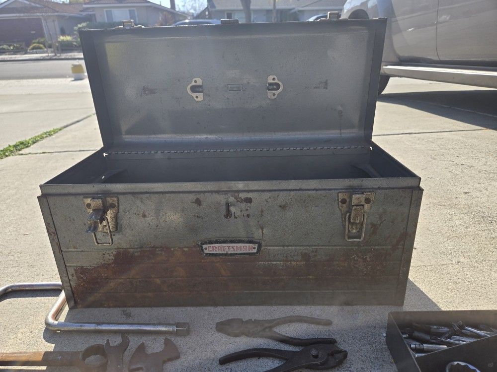 Craftsman Toolbox And Tools