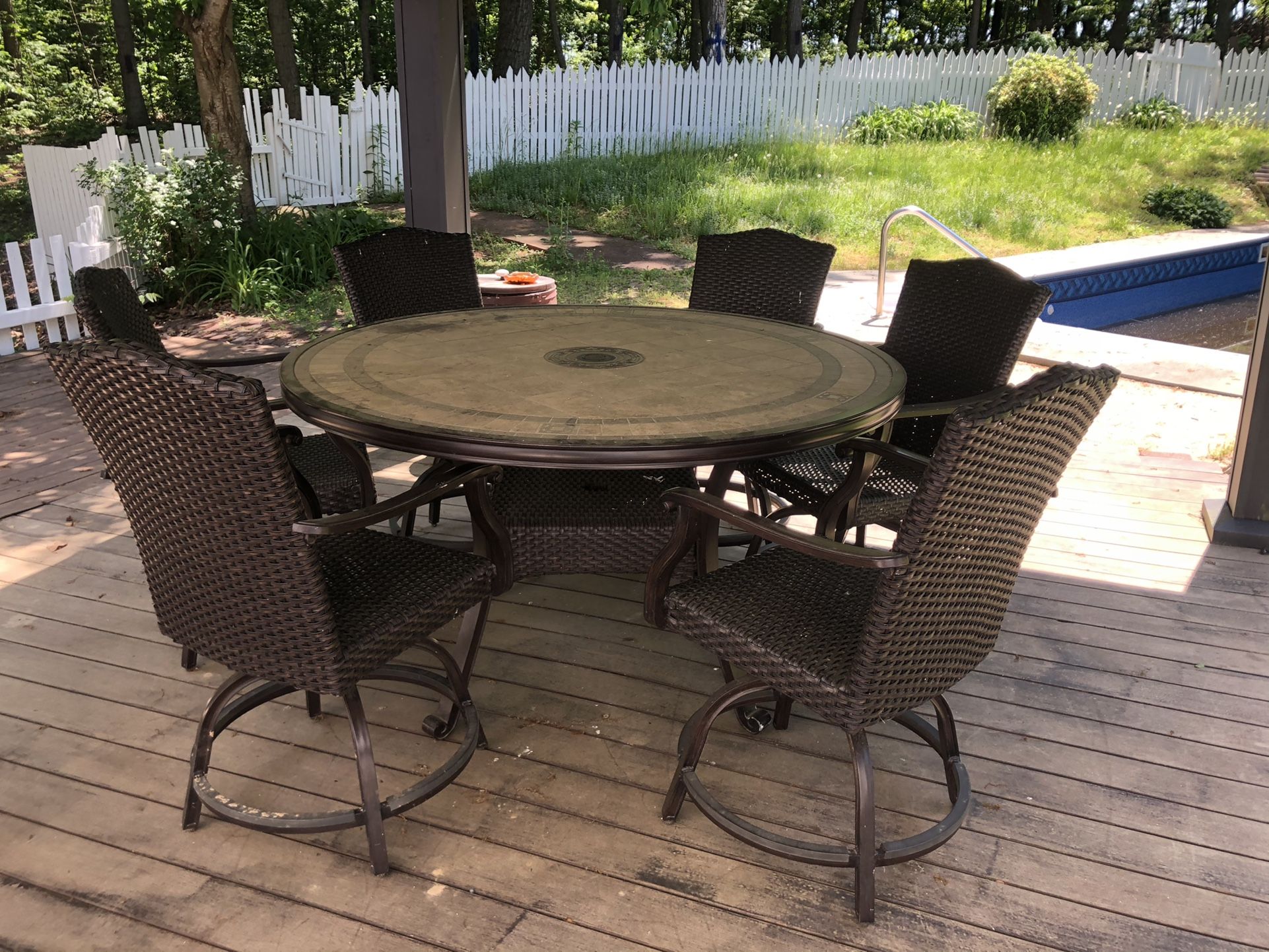 Heritage 7pc Balcony Dining/Patio Set