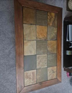 Brown coffee table
