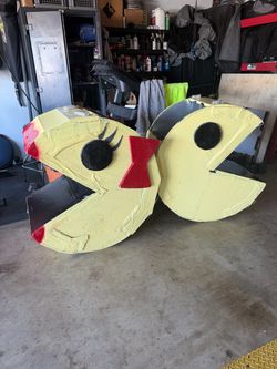 PAC Man & Mrs PAC Man costumes