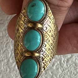 Large Bohemian-Style Ring