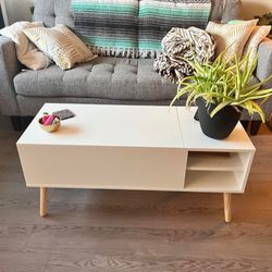 Coffee Table With Lift Too White [NEW]