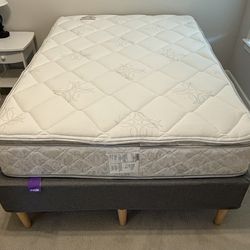 Brand New Full Size Mattress & Platform Bed Frame From “ Purple”