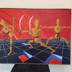 Large Martial Arts Painting REDUCED 