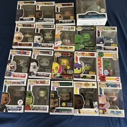 Lot Of Funko Pops 