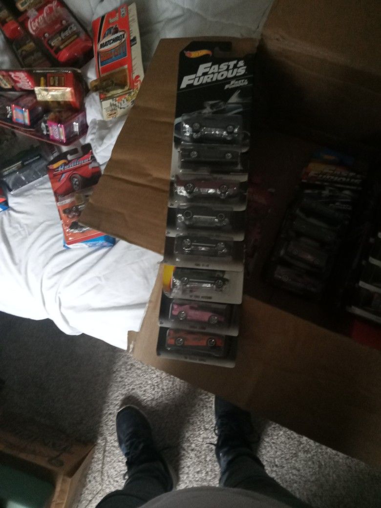 FAST & FURIOUS CAR SET. ALL. ( 8 ). ( 2016 )