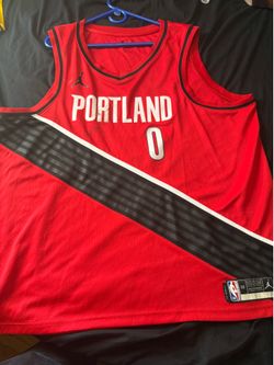3xl Damian lillard Portland trail blazer jersey