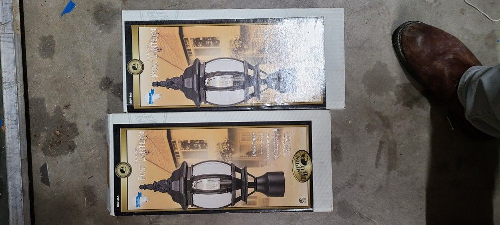Hampton Bay Post Lantern Lights