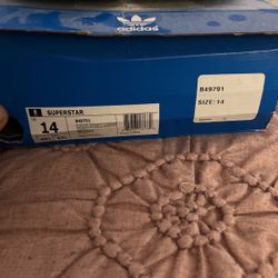 Adidas Superstar Shell Toe Size 14