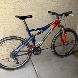 Vintage Gary Fisher Sugar 3+ Genesis ZR9000 full Suspension FOX MTB XC Rock Shock Duke Mavic Cross Land TUBELESS 26” Mountain Bike