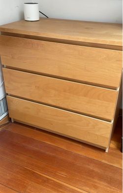 IKEA beige dresser 3 jumbo drawers cajonera