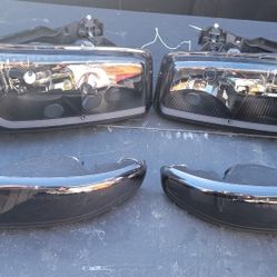 01-06 Gmc Sierra Yukon Denali LED DRL Headlights Luces Micas Calaveras Faros Faroles Focos