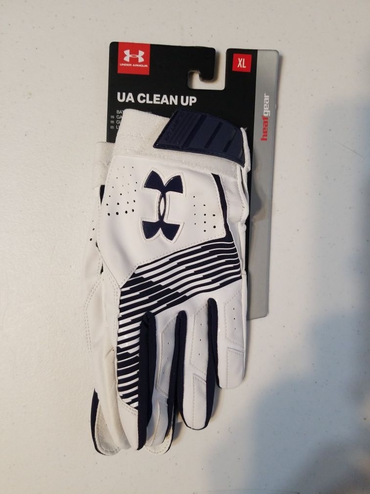 Under Armour UA Clean Up Baseball/Softball Batting Gloves