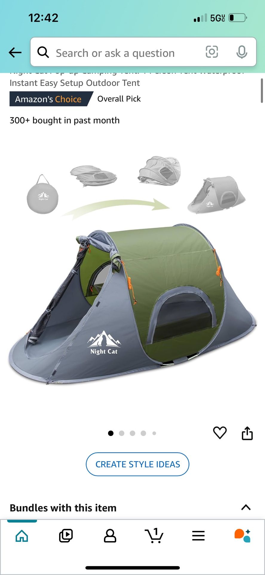 Camping Tent Easy Pop Up