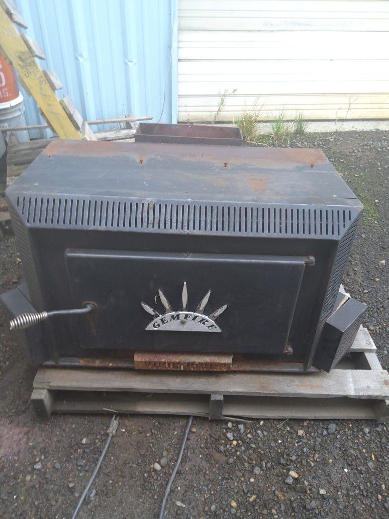 Free Standing Wood Burning Fire Place $200