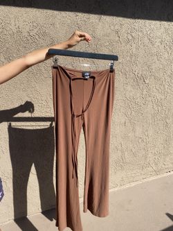 Brown Flare Pants 