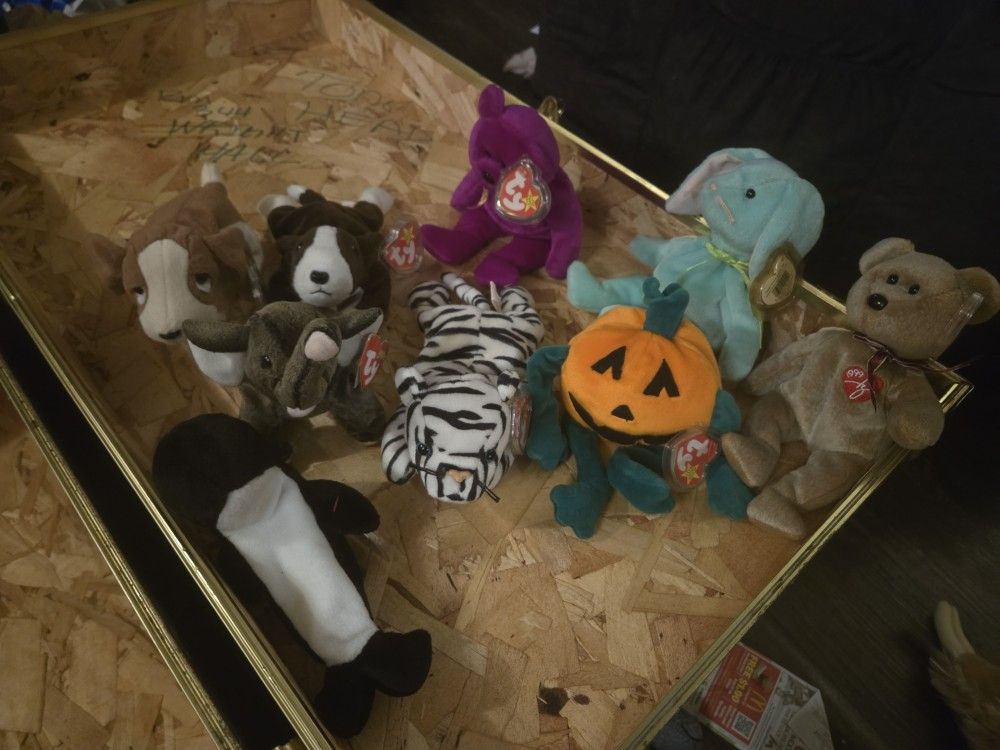 Stuffed Animals In A Chest