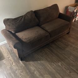 Office/Loveseat Brown Couch