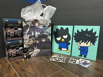 Badtz Maru/Megumi Funko Mini/Art Gift Bundle Jujitsu Kaisen Valentine’s Day
