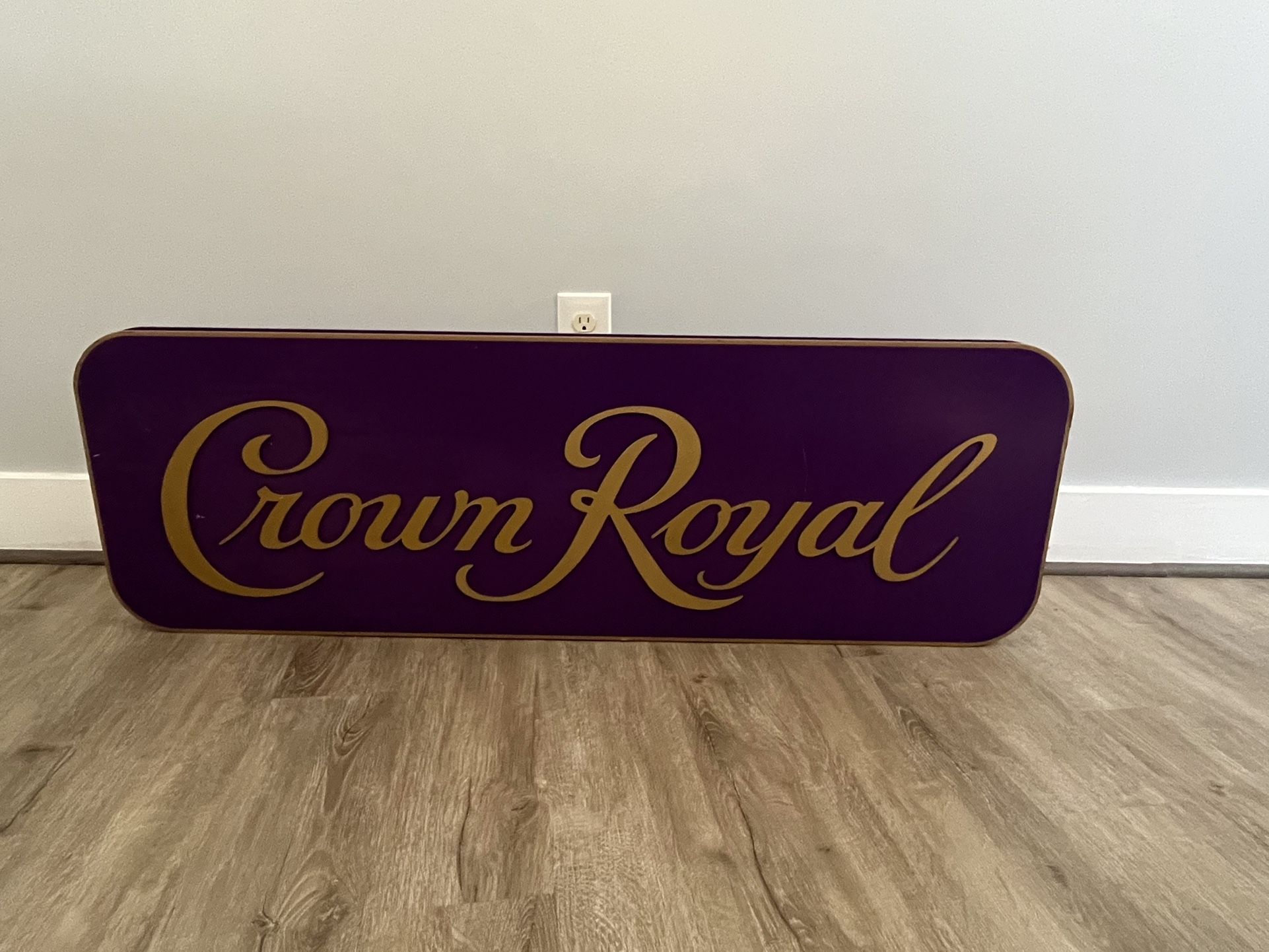 Crown Royale Sign 