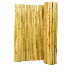 Backyard X-Scapes 6' x 8' Natural Bamboo Privacy Fence Roll - New