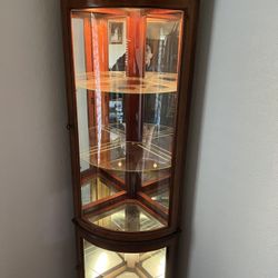 Corner Curio Cabinet