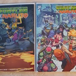 Teenage Mutant Ninja Turtles X Naruto #3/Naruto #4. 1:25 Felipe Smith Variant