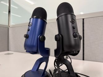 Blue Yeti USB Microphones – Blackout & Midnight Blue – $55 Each