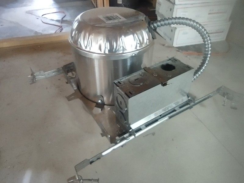 Recess Light New Construction, 6" Housings. $3 Each. WOW!