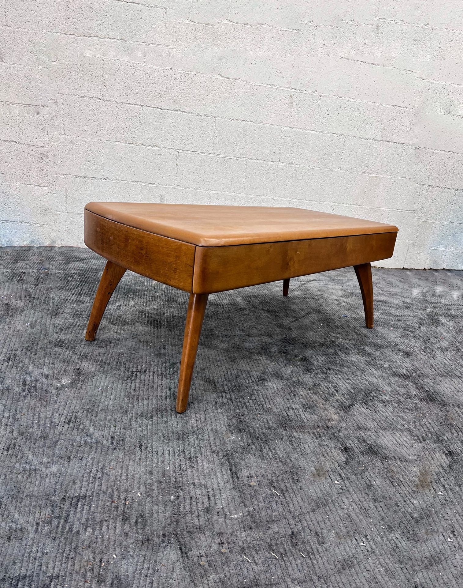 Heywood Wakefield mid-century modern coffee /cocktail table with drawer